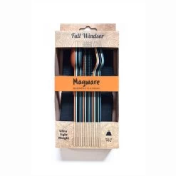 SET COMPLET DE 5 JEUX DE 3 COUVERTS MAGNÉTIQUES CAMPING EN ALUMINUM DUR - ÉTUI -Robens Soldes set complet de 5 jeux de 3 couverts magnetiques camping en aluminum dur etui 3