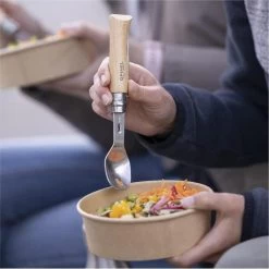 Set Complet Opinel Picnic+ - Opinel N°8 + Embouts Cuillère Et Fourchette -Robens Soldes set complet opinel picnic opinel n8 embouts cuillere et fourchette 3