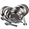 Set Couverts De Camping Et Assiette Creuse & Plate | 4 Personnes -Robens Soldes set couverts de camping et assiette creuse and plate 4 personnes