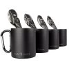 Set De Couverts De Camping & Tasse Thermique à Mousqueton | 4 Personnes -Robens Soldes set de couverts de camping and tasse thermique a mousqueton 4 personnes