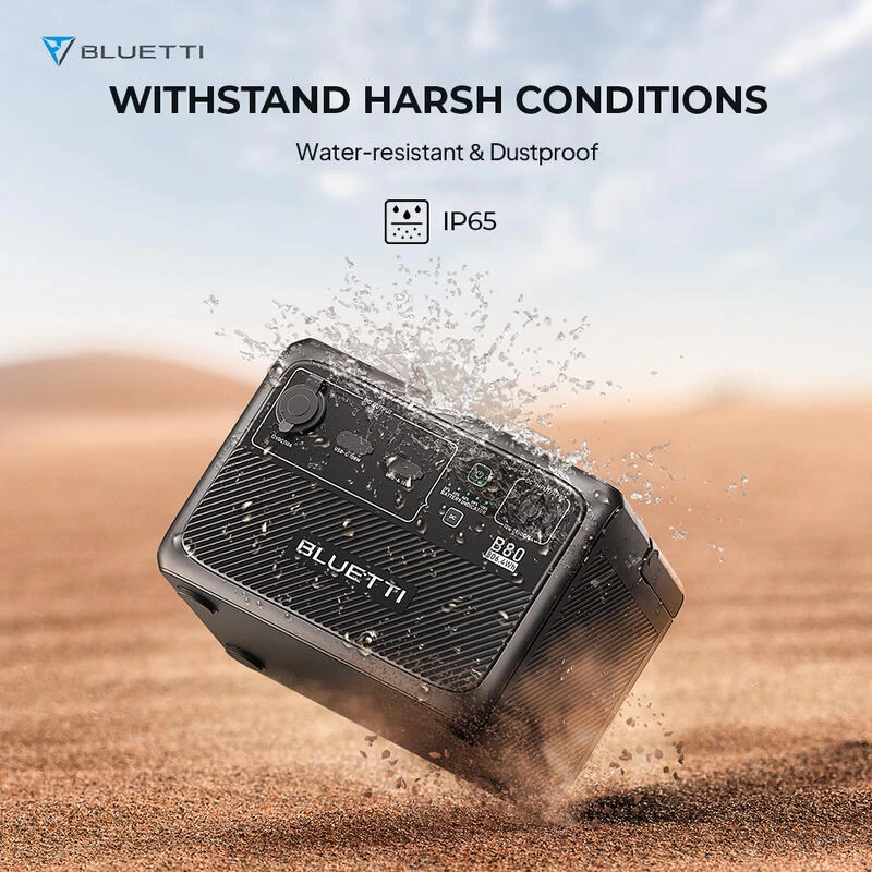 Station Électrique Portable BLUETTI AC60+B80+PV200,IP65 Générateur Solaire 5 Station Électrique Portable BLUETTI AC60+B80+PV200,IP65 Générateur Solaire – Image 3