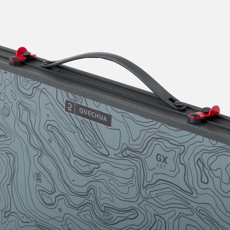 Quechua TABLE BASSE PLIANTE DE CAMPING - MH100 - GRISE 9 Quechua TABLE BASSE PLIANTE DE CAMPING - MH100 - GRISE – Image 7