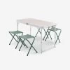 Quechua TABLE DE CAMPING PLIANTE - 4 TABOURETS - 4 À 6 PERSONNES 1 Quechua TABLE DE CAMPING PLIANTE - 4 TABOURETS - 4 À 6 PERSONNES -Robens Soldes table de camping pliante 4 tabourets 4 a 6 personnes