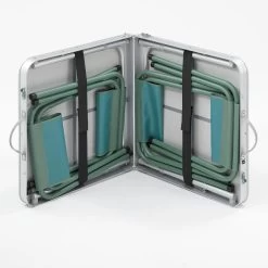 Quechua TABLE DE CAMPING PLIANTE - 4 TABOURETS - 4 À 6 PERSONNES -Robens Soldes table de camping pliante 4 tabourets 4 a 6 personnes 3