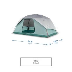 Quechua Tente à Arceaux De Camping - Arpenaz 6 ULTRAFRESH - 6 Personnes - -Robens Soldes tente a arceaux de camping arpenaz 6 ultrafresh 6 personnes 2
