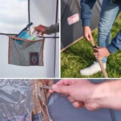 Tente Coleman 8 Personnes Octagon Gris -Robens Soldes tente coleman 8 personnes octagon gris 5