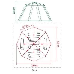 Tente Coleman Octagon Blackout 8 14 Tente Coleman Octagon Blackout 8 -Robens Soldes tente coleman octagon blackout 8 5
