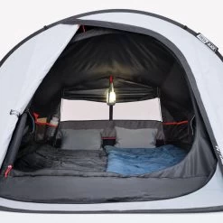 Quechua Tente De Camping - 2 SECONDS - 2 Places - Fresh & Black -Robens Soldes tente de camping 2 seconds 2 places fresh and black 5