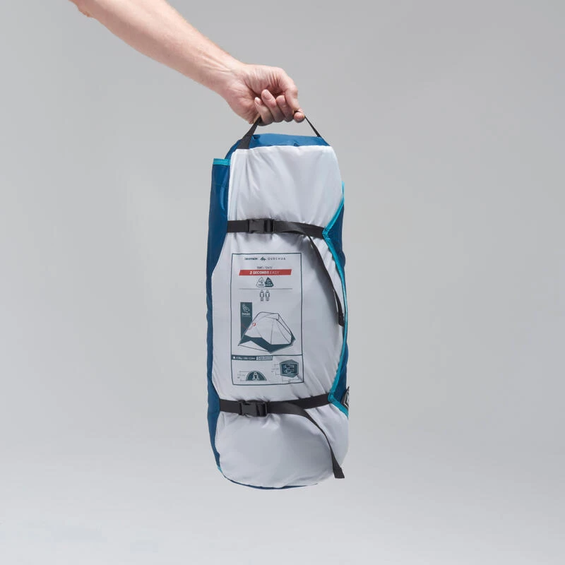 Quechua Tente De Camping - 2 SECONDS EASY - 2 Places - Fresh & Black 5 Quechua Tente De Camping - 2 SECONDS EASY - 2 Places - Fresh & Black – Image 3