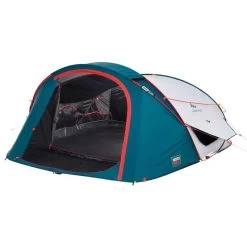 Quechua Tente De Camping - 2 SECONDS XL - 3 Places - Fresh & Black -Robens Soldes tente de camping 2 seconds xl 3 places fresh and black 3