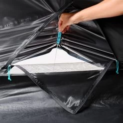 Quechua Tente De Camping - MH100 - 3 Places - Fresh & Black -Robens Soldes tente de camping mh100 3 places fresh and black 9