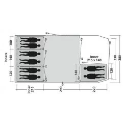 Tente De Camping Outwell Winwood 8 -Robens Soldes tente de camping outwell winwood 8 2
