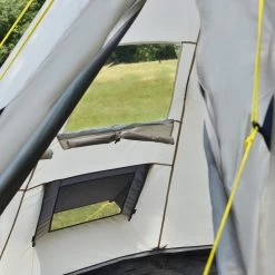 Robens Soldes -Robens Soldes tente de camping tipii 6 personnes hauteur 250m moustiquaire beigegris 1