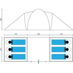 Tente Dôme Familiale Hammerfest 6 Protect - Sol Cousu - 6 Personnes - 2 Cabines 15 Tente Dôme Familiale Hammerfest 6 Protect - Sol Cousu - 6 Personnes - 2 Cabines -Robens Soldes tente dome familiale hammerfest 6 protect sol cousu 6 personnes 2 cabines 6