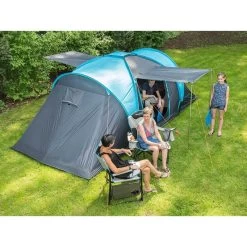 Robens Soldes -Robens Soldes tente dome hammerfest 4 sleeper protect sol cousu 4 pers 2 cabines noires 1
