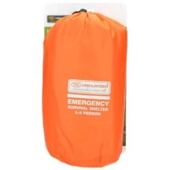 HIGHLANDER Tente D'urgence Abri De Survie 4-5 Personnes - Orange -Robens Soldes tente durgence abri de survie 4 5 personnes orange 4