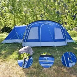 Tente Familiale Dôme Nimbus 12 - Camping - 12 Personnes - 3 Cabines -Robens Soldes tente familiale dome nimbus 12 camping 12 personnes 3 cabines 5