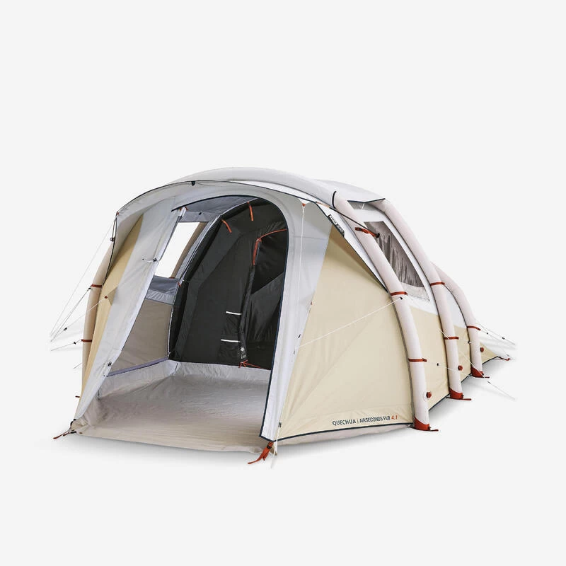 Quechua Tente Gonflable De Camping - Air Seconds 4.1 F&B - 4 Personnes - 1 Chambre 3 Quechua Tente Gonflable De Camping - Air Seconds 4.1 F&B - 4 Personnes - 1 Chambre