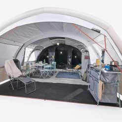 Quechua Tente Gonflable De Camping - Air Seconds 6.3 XXL F&B - 6 Personnes - 3 Chambres -Robens Soldes tente gonflable de camping air seconds 63 xxl f and b 6 personnes 3 chambres 3