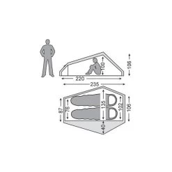 Tente Nordisk Telemark 2 LW 8 Tente Nordisk Telemark 2 LW -Robens Soldes tente nordisk telemark 2 lw 1