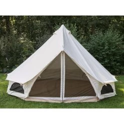 Tente Tipii 500 Canvas - Tipi 10 Pers. - 500 X 500 Cm X 300 Cm -Robens Soldes tente tipii 500 canvas tipi 10 pers 500 x 500 cm x 300 cm 2