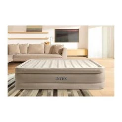 Intex Ultra Plush Queen Airbed - Lit Gonflable - 203x152x46cm - Compris Accessoires -Robens Soldes ultra plush queen airbed lit gonflable 203x152x46cm compris accessoires 3