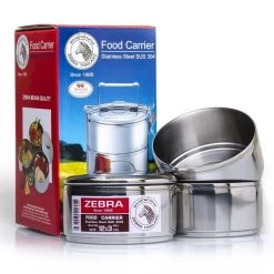 Zebra Porte-nourriture En Acier Inoxydable 12cm X 3 Couches -Robens Soldes zebra porte nourriture en acier inoxydable 12cm x 3 couches 2